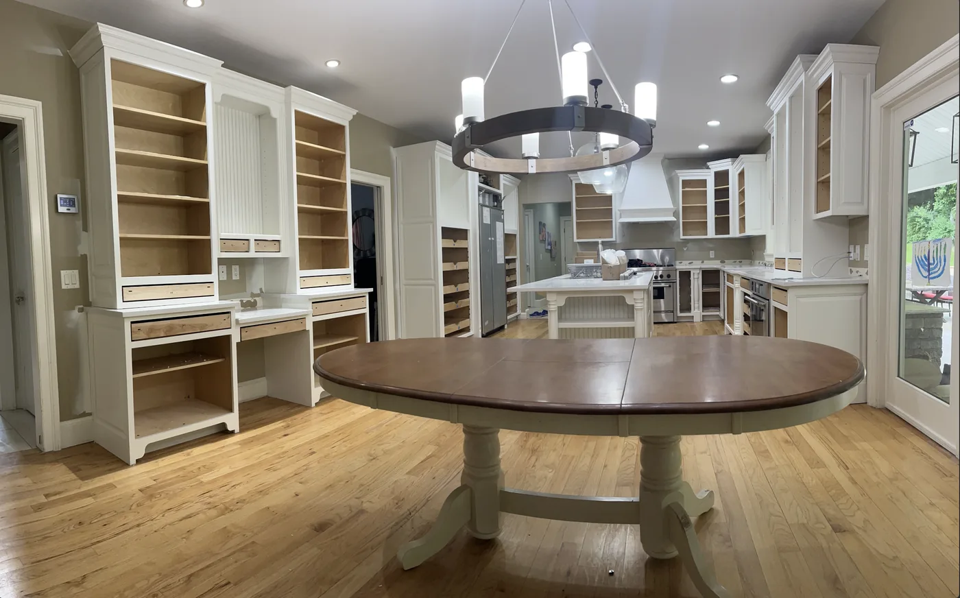 After cabinet painting Scranton PA - beautiful kitchen remodel NEPA