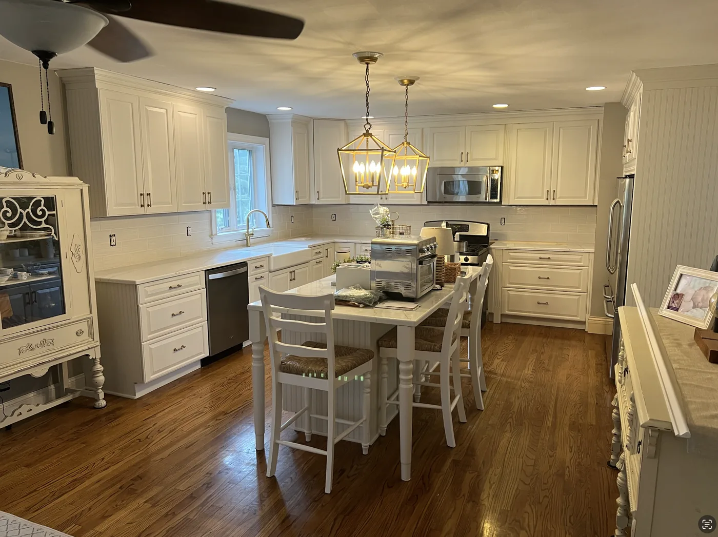 After cabinet painting Scranton PA - professional kitchen refinishing NEPA