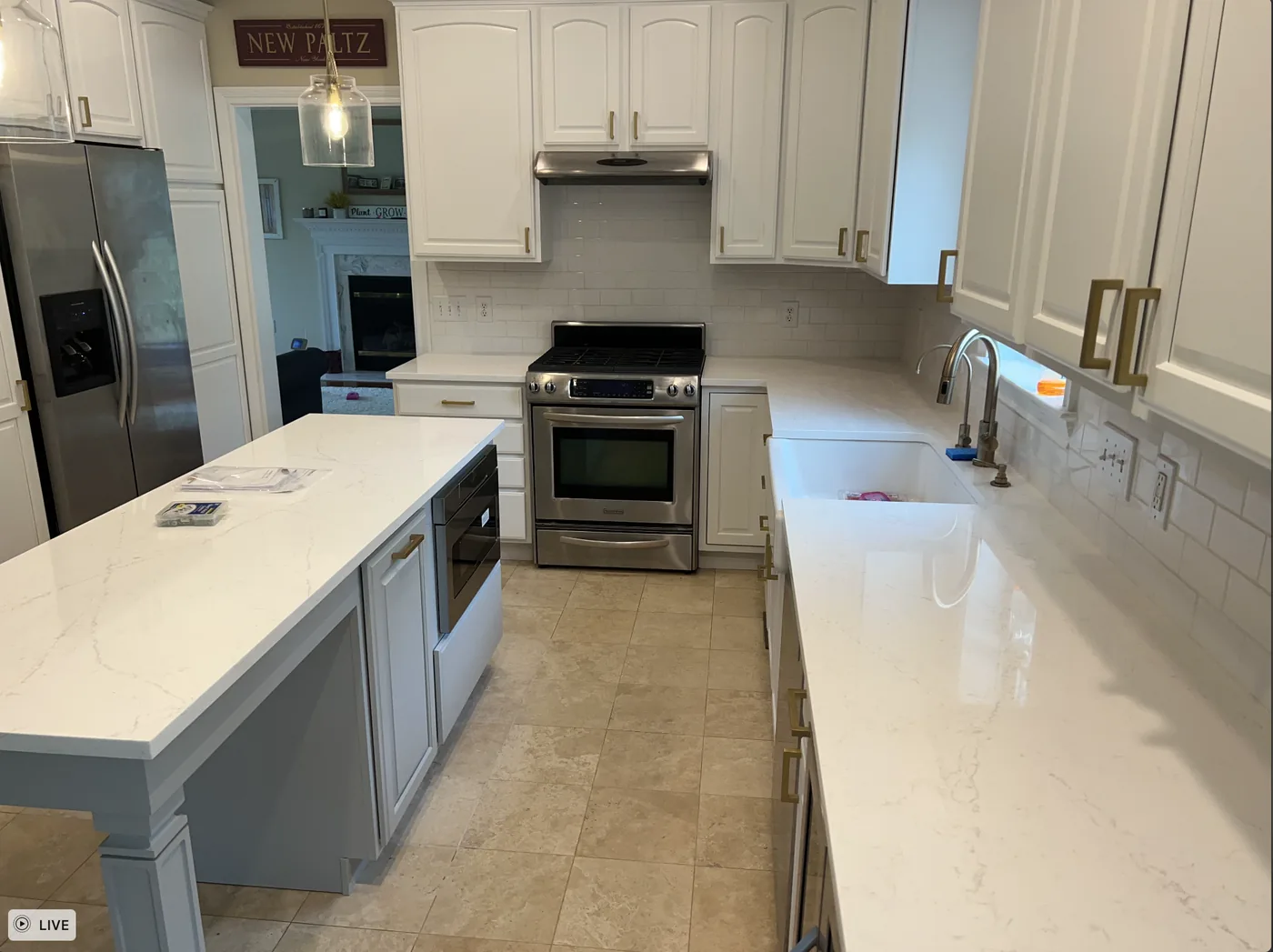 Before cabinet painting Scranton PA - kitchen transformation by Heritage Kitchens